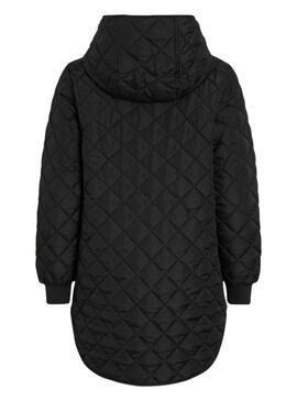 Cappotto trapuntato nero da donna di Vila Vitate
