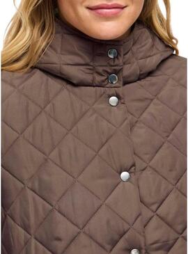 Cappotto imbottito Vila Vitate marrone per donna