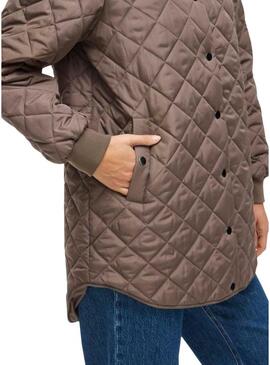 Cappotto imbottito Vila Vitate marrone per donna