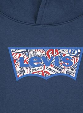 Felpa Levis On the road blu per bambino