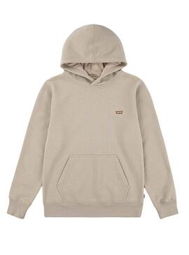 Felpa Levis Mini Batwing beige per bambino