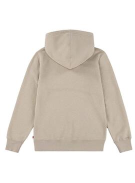 Felpa Levis Mini Batwing beige per bambino