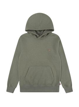 Felpa Levis Mini Batwing verde per bambino