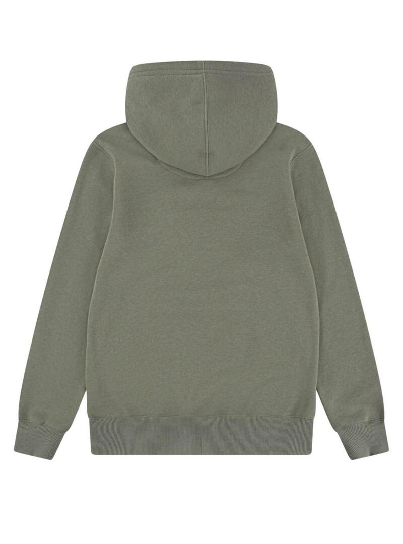 Felpa Levis Mini Batwing verde per bambino