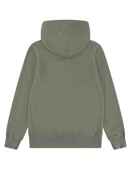 Felpa Levis Mini Batwing verde per bambino