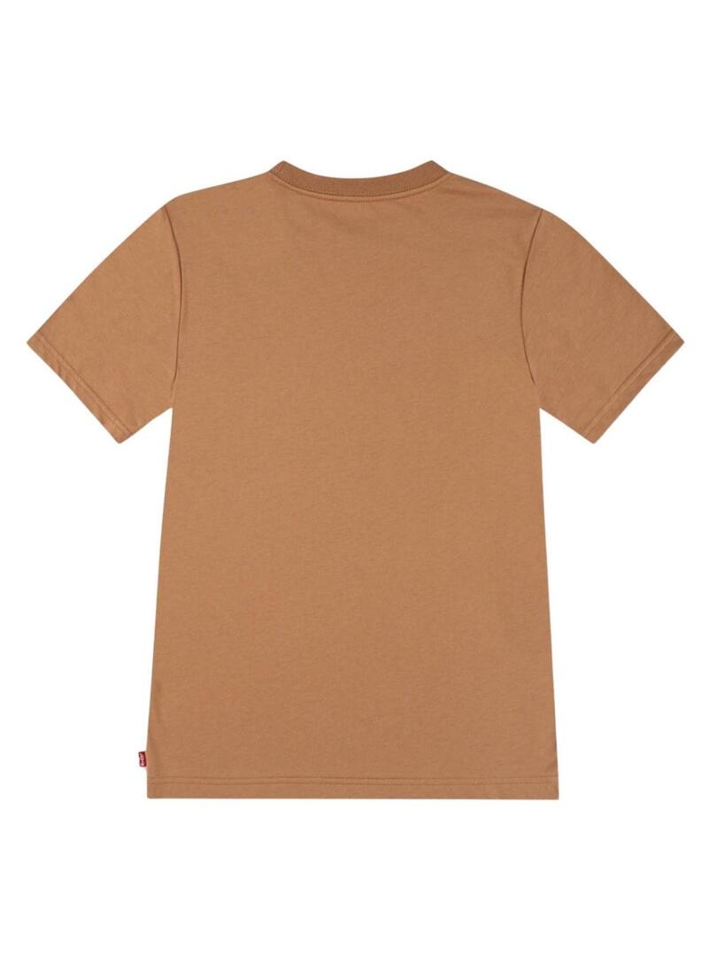 Maglietta Levi's basic arancione per bambino