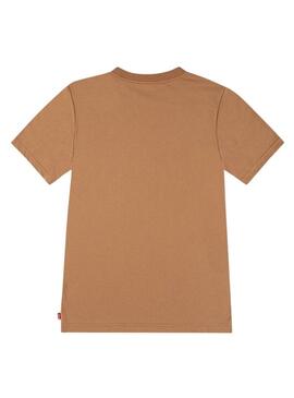 Maglietta Levi's basic arancione per bambino