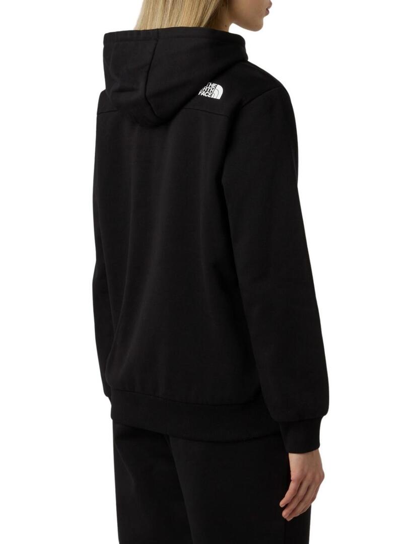Felpa The North Face Dome nera per donna