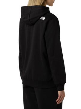 Felpa The North Face Dome nera per donna