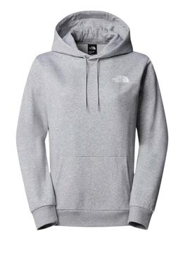 Felpa The North Face Dome grigia per donna