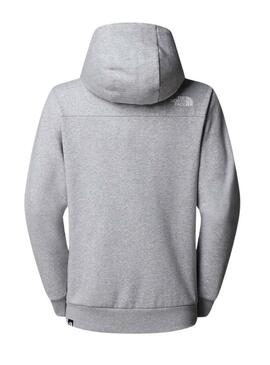 Felpa The North Face Dome grigia per donna