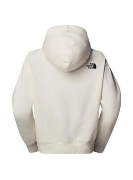 Felpa The North Face Essential Crop bianca per donna