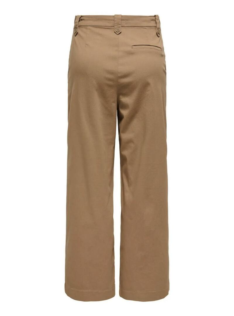 Pantaloni Only Rome beige per donna
