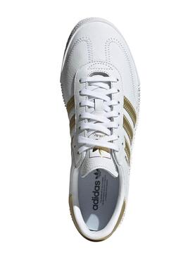 Sneaker Adidas Sambarose W Bianco Gold Donna