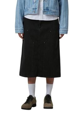 Gonna Carhartt Double Knee nera per donna