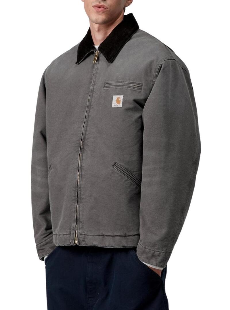 Giacca Carhartt OG Detroit grigia per uomo.
