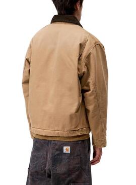 Giacca Carhartt OG Detroit color cammello per uomo.