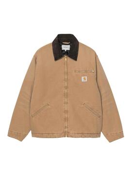 Giacca Carhartt OG Detroit color cammello per uomo.