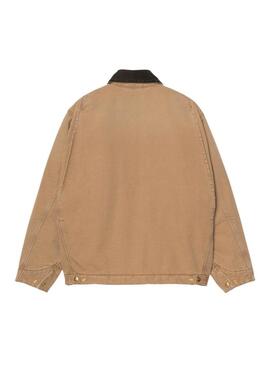 Giacca Carhartt OG Detroit color cammello per uomo.