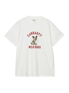 Maglietta Carhartt Wild Dog bianca per uomo