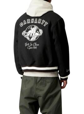 Giubbotto Carhartt World Class Varsity nero per uomo