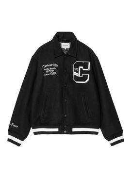 Giubbotto Carhartt World Class Varsity nero per uomo