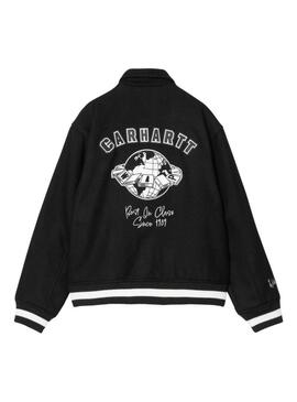 Giubbotto Carhartt World Class Varsity nero per uomo