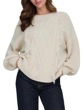Maglia Only Holly beige per donna