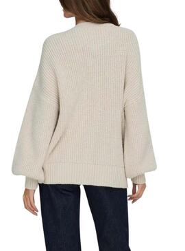 Maglia Only Holly beige per donna
