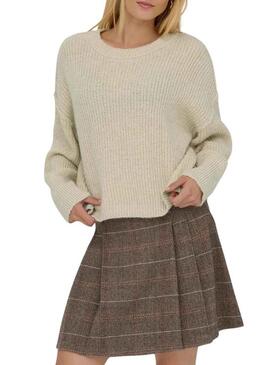 Maglia Only Mally beige per donna