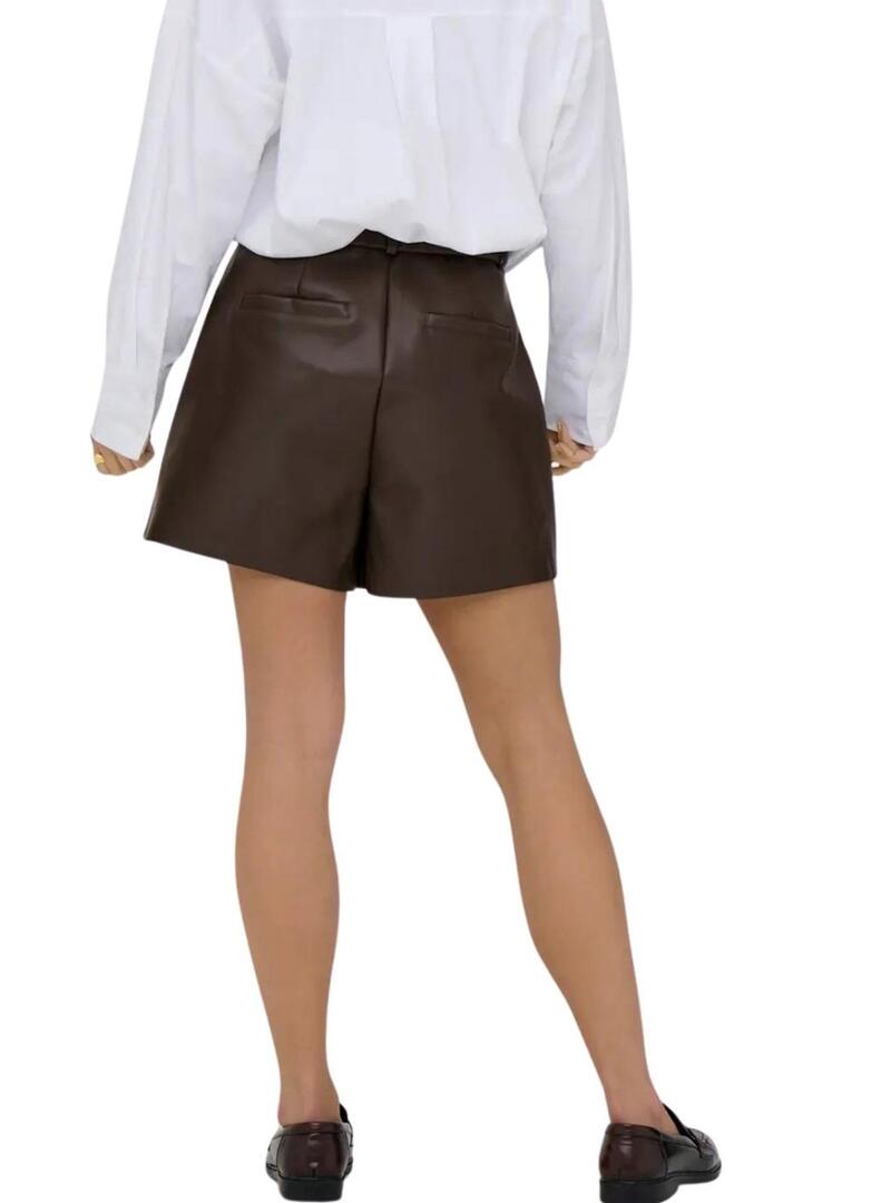 Shorts Only Cora marrone per donna