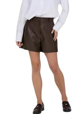 Shorts Only Cora marrone per donna