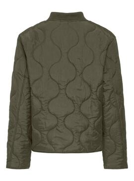 Cappotto Only Salsa verde per donna.