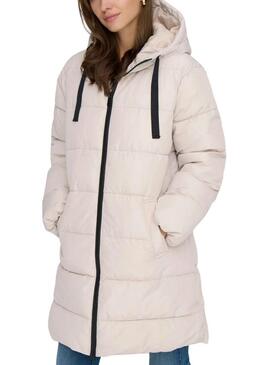 Giacca imbottita Only Clair bianca per donna