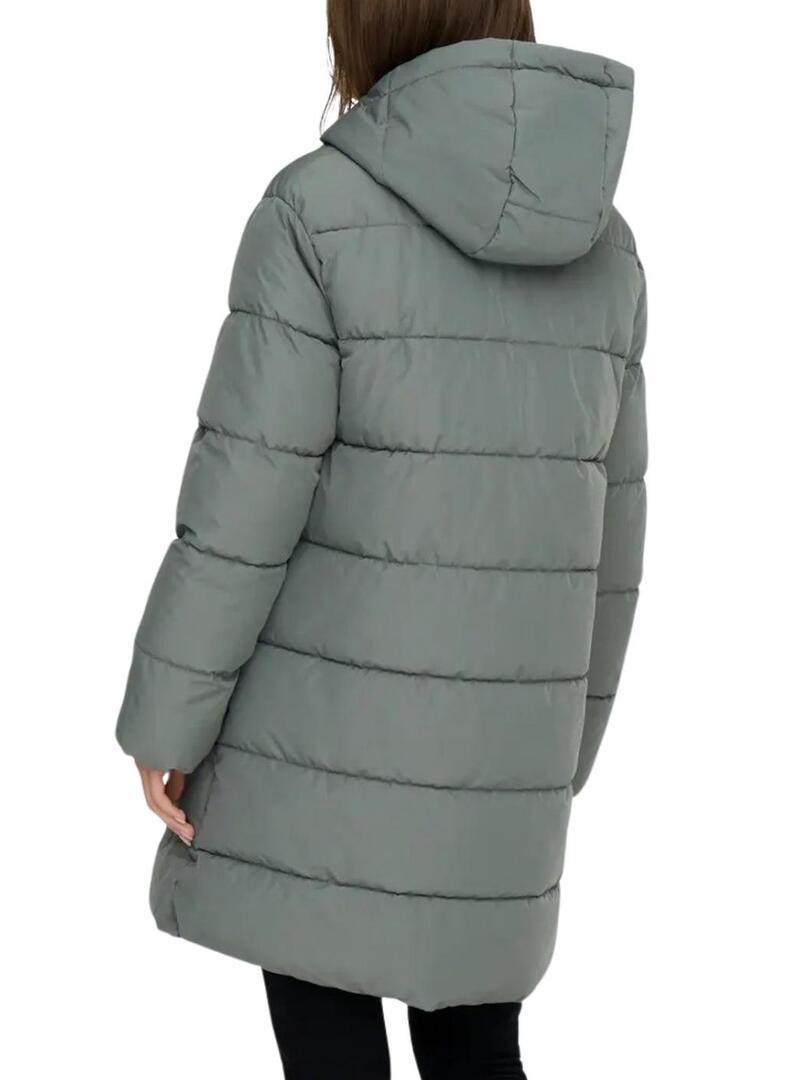 Cappotto imbottito Only Clair blu per donna