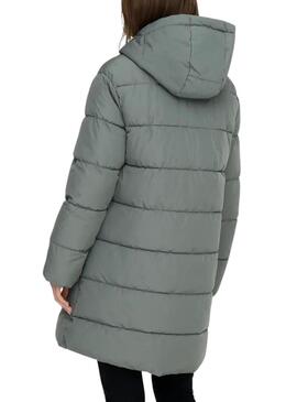 Cappotto imbottito Only Clair blu per donna