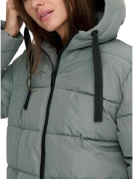 Cappotto imbottito Only Clair blu per donna