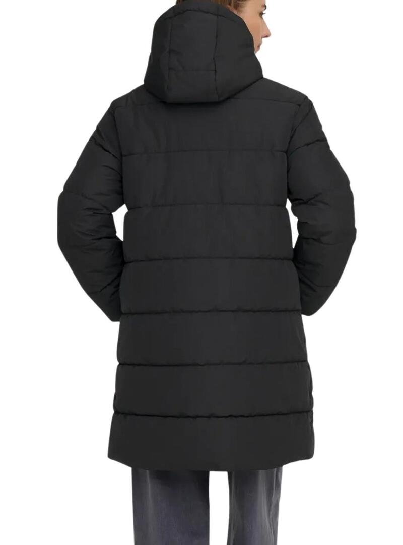 Cappotto imbottito Only Clair nero per donna