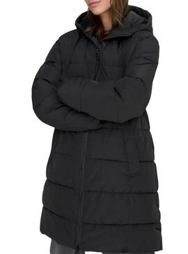 Cappotto imbottito Only Clair nero per donna