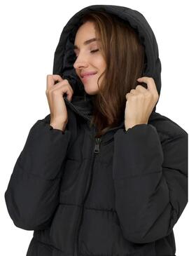 Cappotto imbottito Only Clair nero per donna