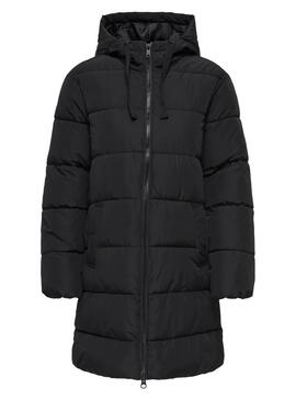 Cappotto imbottito Only Clair nero per donna