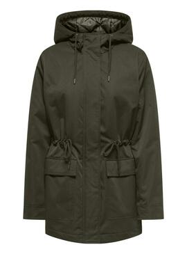 Parka Only Hannover verde per donna