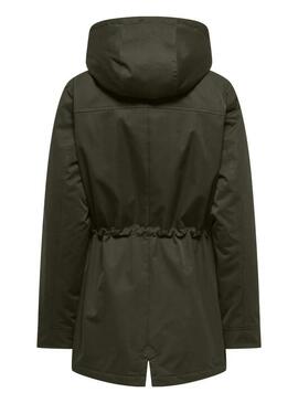Parka Only Hannover verde per donna