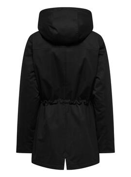 Parka Only Hannover nera per donna.