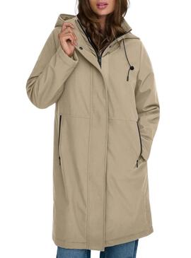 Parka Only Kara beige per donna