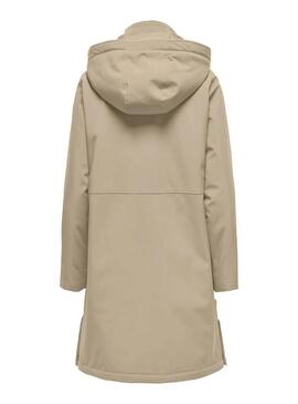 Parka Only Kara beige per donna