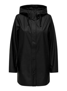 Impermeabile Only Newellen nero per donna