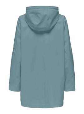 Impermeabile Only Newellen blu per donna.