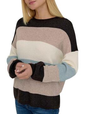 Maglia Only Latia multicolore per donna