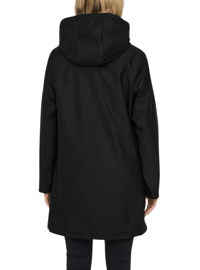 Impermeabile Only Sally nero da donna
